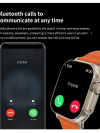 New Watch T10 U2 Smart Watch 49mm 2024 New NFC Men Women GPS Track Bluetooth Call BT Music Games Wireless Charging Smartwatch - Image 4